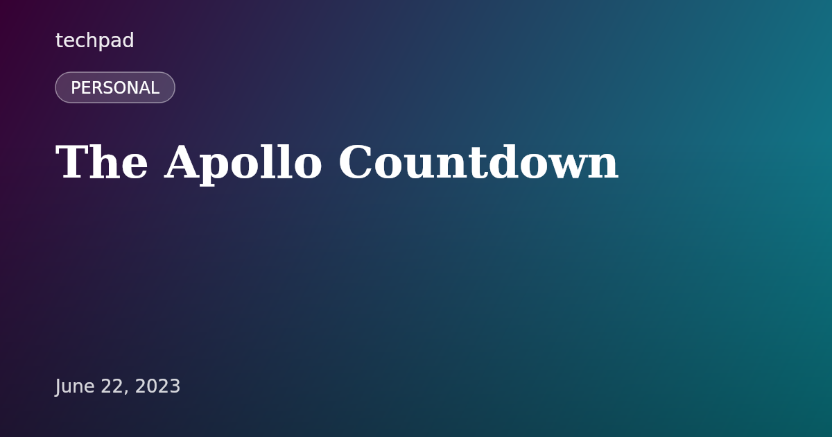 The Apollo Countdown